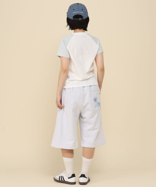 WaiKei（ワイケイ）の「【UNISEX】Wai Kei×ALAND／Aロゴスターバミューダショートパンツ（その他パンツ・レディース・ブラック/ライトグレー・LARGE/MEDIUM）」の17枚目の写真