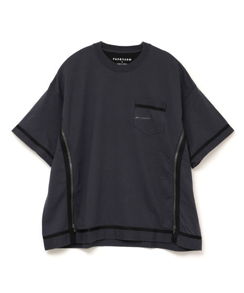 STYLISE（スタイライズ）の「【FACETASM】CURVY SLIT BIG TEE / 4カラー [MYK-TEE-01]（Tシャツ/カットソー・メンズ・グレー/ホワイト/ブラウン/グリーン・5）」の2枚目の写真