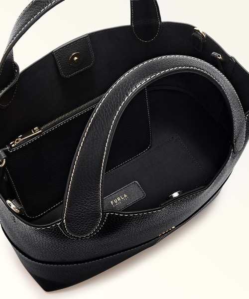 FURLA(フルラ)の「フルラ プリムローズ (Furla Primrose) トートバッグ M(ショルダーバッグ・レディース・ブラック/ブラウン・ONE SIZE)」の6枚目の写真