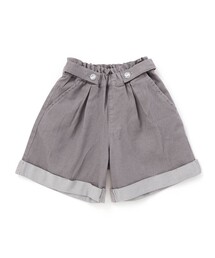 BeBe Petits Pois Vert（ベベプチポワヴェール）の「【店舗限定】裾折り返しデニムショートパンツ(95~160cm)（デニムパンツ）」