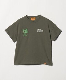 UNIVERSAL OVERALL（ユニバーサルオーバーオール）の「【別注】＜UNIVERSAL OVERALL＞グラフィック プリント Tシャツ / キッズ 100cm-130cm（Tシャツ/カットソー）」