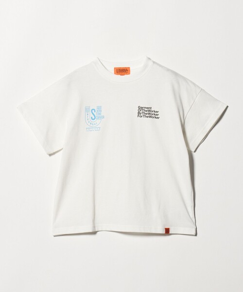 UNIVERSAL OVERALL(ユニバーサルオーバーオール)の「【別注】<UNIVERSAL OVERALL>グラフィック プリント Tシャツ / キッズ 100cm-130cm(Tシャツ/カットソー・キッズ・ホワイト/ダークブラウン/ダークグレー・S(120-130cm)/XS(100-110cm))」の21枚目の写真