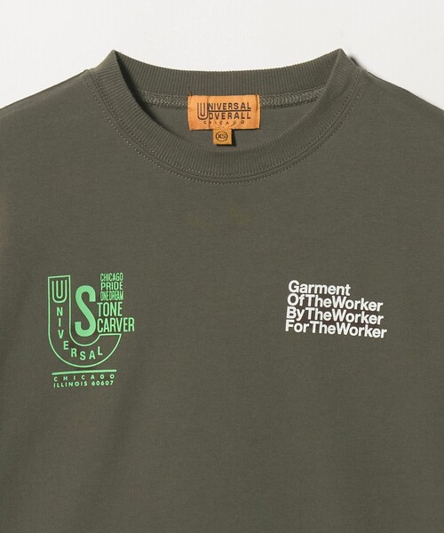 UNIVERSAL OVERALL(ユニバーサルオーバーオール)の「【別注】<UNIVERSAL OVERALL>グラフィック プリント Tシャツ / キッズ 100cm-130cm(Tシャツ/カットソー・キッズ・ホワイト/ダークブラウン/ダークグレー・S(120-130cm)/XS(100-110cm))」の19枚目の写真