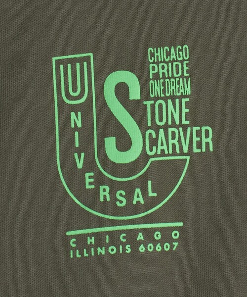 UNIVERSAL OVERALL(ユニバーサルオーバーオール)の「【別注】<UNIVERSAL OVERALL>グラフィック プリント Tシャツ / キッズ 100cm-130cm(Tシャツ/カットソー・キッズ・ホワイト/ダークブラウン/ダークグレー・S(120-130cm)/XS(100-110cm))」の17枚目の写真