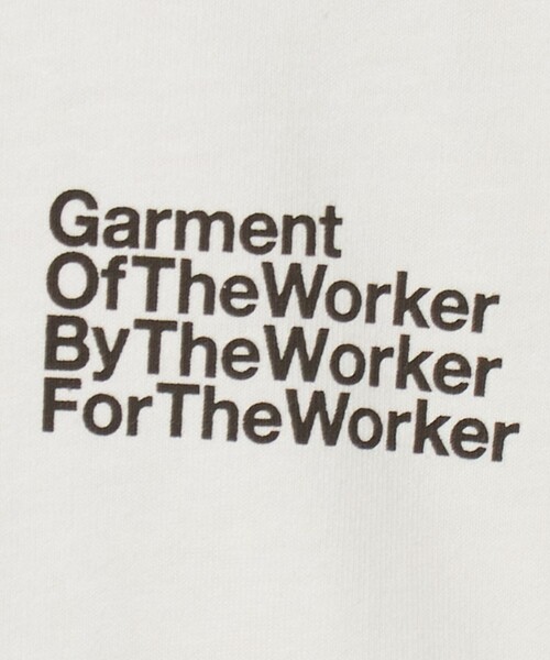 UNIVERSAL OVERALL(ユニバーサルオーバーオール)の「【別注】<UNIVERSAL OVERALL>グラフィック プリント Tシャツ / キッズ 100cm-130cm(Tシャツ/カットソー・キッズ・ホワイト/ダークブラウン/ダークグレー・S(120-130cm)/XS(100-110cm))」の8枚目の写真