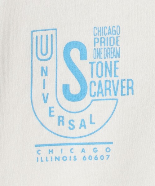 UNIVERSAL OVERALL(ユニバーサルオーバーオール)の「【別注】<UNIVERSAL OVERALL>グラフィック プリント Tシャツ / キッズ 100cm-130cm(Tシャツ/カットソー・キッズ・ホワイト/ダークブラウン/ダークグレー・S(120-130cm)/XS(100-110cm))」の7枚目の写真