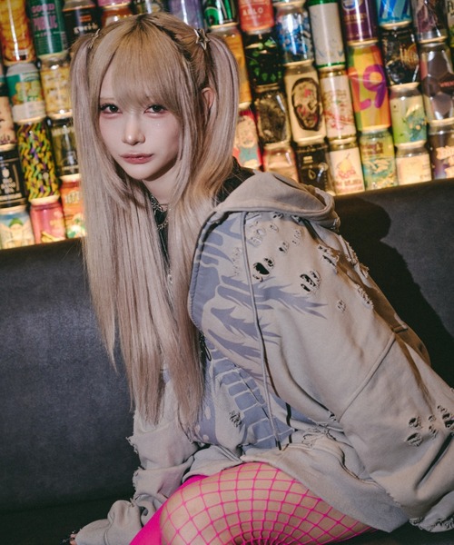 メゾンギルフィー ギミック パーカー GALFY】大ダメージパーカー / 【ガルフィー】大ダメージジップパーカー
