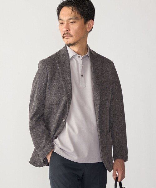 SHIPS(シップス)の「SHIPS:〈FUNCTION〉MADE IN JAPAN ジャージー ライト メランジ ジャケット(テーラードジャケット・メンズ・チャコールグレー・MEDIUM/LARGE)」の20枚目の写真