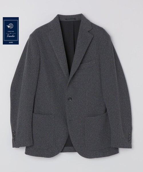 SHIPS(シップス)の「SHIPS:〈FUNCTION〉MADE IN JAPAN ジャージー ライト メランジ ジャケット(テーラードジャケット・メンズ・チャコールグレー・MEDIUM/LARGE)」の15枚目の写真