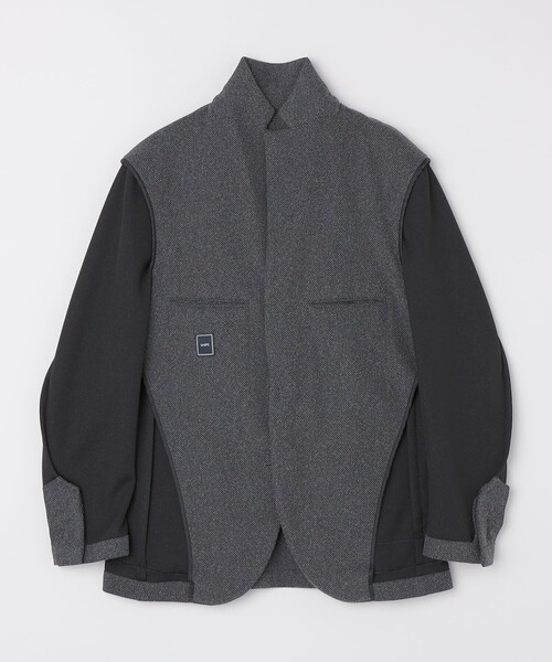 SHIPS(シップス)の「SHIPS:〈FUNCTION〉MADE IN JAPAN ジャージー ライト メランジ ジャケット(テーラードジャケット・メンズ・チャコールグレー・MEDIUM/LARGE)」の13枚目の写真