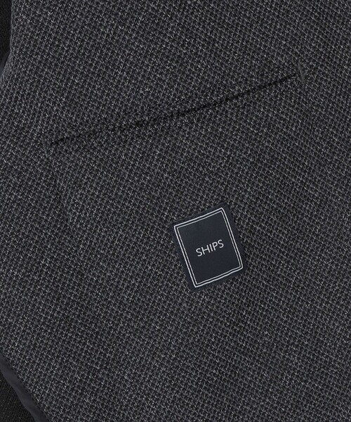 SHIPS(シップス)の「SHIPS:〈FUNCTION〉MADE IN JAPAN ジャージー ライト メランジ ジャケット(テーラードジャケット・メンズ・チャコールグレー・MEDIUM/LARGE)」の8枚目の写真