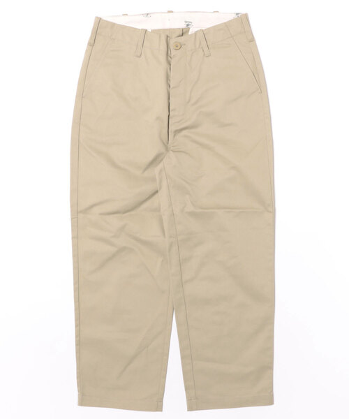 UNIVERSAL OVERALL(ユニバーサルオーバーオール)の「【72】【it】【UNIVERSAL OVERALL】WIDE(チノパンツ・メンズ・ブラック/ブラウン/チャコール/ベージュ系・28/32/34/30/36)」の4枚目の写真