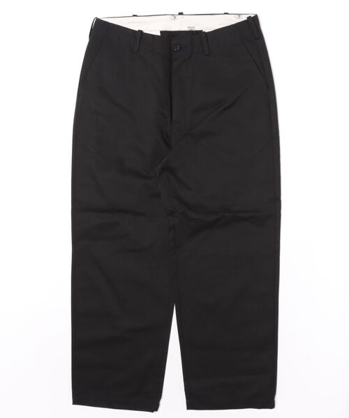 UNIVERSAL OVERALL(ユニバーサルオーバーオール)の「【72】【it】【UNIVERSAL OVERALL】WIDE(チノパンツ・メンズ・ブラック/ブラウン/チャコール/ベージュ系・28/32/34/30/36)」の1枚目の写真
