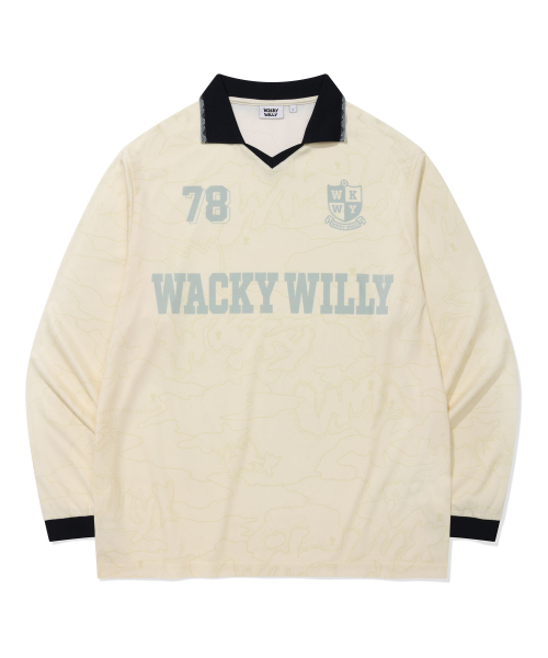 Wacky WiLLy(ワッキーウィリー)の「WKWY 長袖Tシャツクリーム(Tシャツ/カットソー・メンズ・その他・SMALL/MEDIUM/LARGE/X-LARGE)」の2枚目の写真