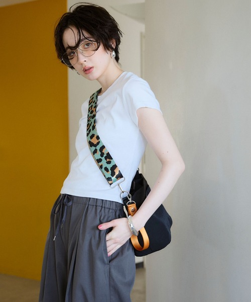 ELLEgirl（エルガール）の「撥水 2wayショルダーバッグ L（ショルダーバッグ・レディース・ブラック系その他/ブラック・FREE）」の20枚目の写真
