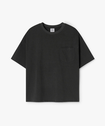 アーバンピグメントワンポケットクロップTシャツCHARCOAL