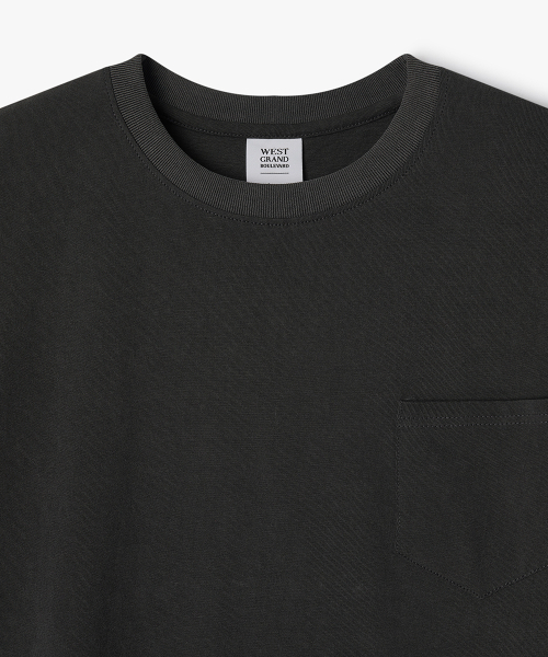 WEST GRAND BOULEVARD(ウエストグランドブルバード)の「アーバンピグメントワンポケットクロップTシャツCHARCOAL(Tシャツ/カットソー・メンズ・その他・MEDIUM/LARGE/X-LARGE)」の6枚目の写真