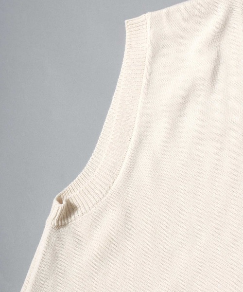 ANPAS（アンパス）の「Heart Jacquard Knit Vest / ハートジャカードニットベスト  Vネック ユニセックス メンズ レディース トップス 春夏（ベスト・メンズ・ホワイト/ブラック・M/L）」の5枚目の写真