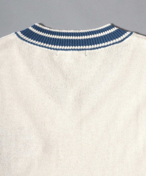ANPAS（アンパス）の「Heart Jacquard Knit Vest / ハートジャカードニットベスト  Vネック ユニセックス メンズ レディース トップス 春夏（ベスト・メンズ・ホワイト/ブラック・M/L）」の13枚目の写真
