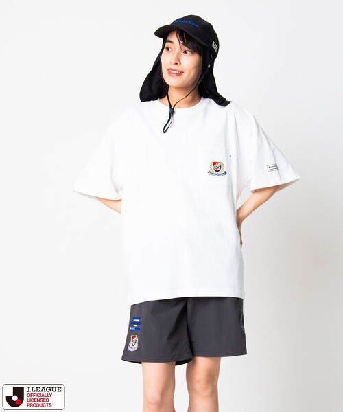 FREAK'S STORE（フリークスストア）の「J.LEAGUE×FREAK'S STORE 別注 SUPPORTERS NYLON SHORTS 【横浜 F・マリノス】（その他パンツ・メンズ・チャコールグレー/ブラック・LARGE/MEDIUM/SMALL）」の8枚目の写真