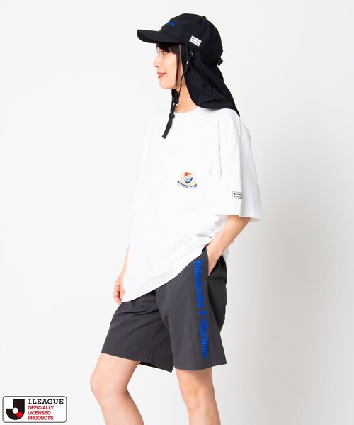 FREAK'S STORE（フリークスストア）の「J.LEAGUE×FREAK'S STORE 別注 SUPPORTERS NYLON SHORTS 【横浜 F・マリノス】（その他パンツ・メンズ・チャコールグレー/ブラック・LARGE/MEDIUM/SMALL）」の9枚目の写真