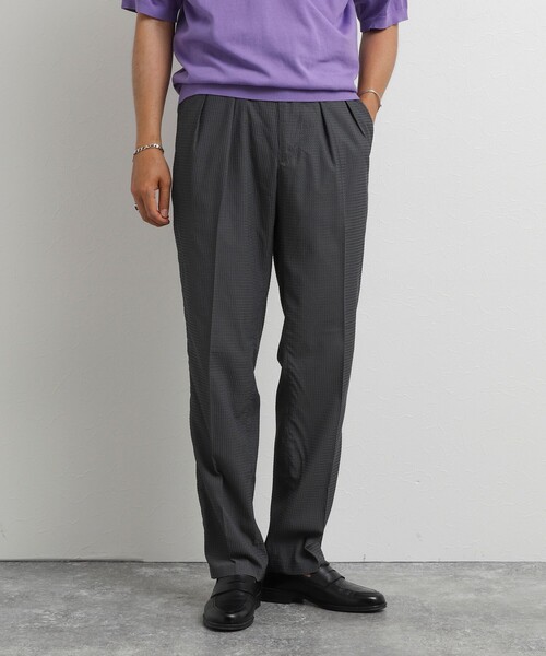 NOLLEY’S(ノーリーズ)の「《通気性/UVカット》Dot Air イージーパンツ 26SS(スウェットパンツ・メンズ・ブラウン/ホワイト系その他/グレー・M/S/XL/L)」の2枚目の写真