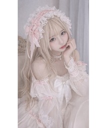CERCA（チェルカ）の「【Bls】【ZA】【Bling Leads】編み上げレース ヘッドドレス（その他ヘアアクセサリー）」