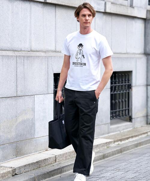 DRESSTERIOR（ドレステリア）の「◆【EC＆大阪ルクア店限定】ボーラーハットクロックドッグTシャツ（Tシャツ/カットソー・メンズ・ホワイト・92/91/90/94）」の7枚目の写真