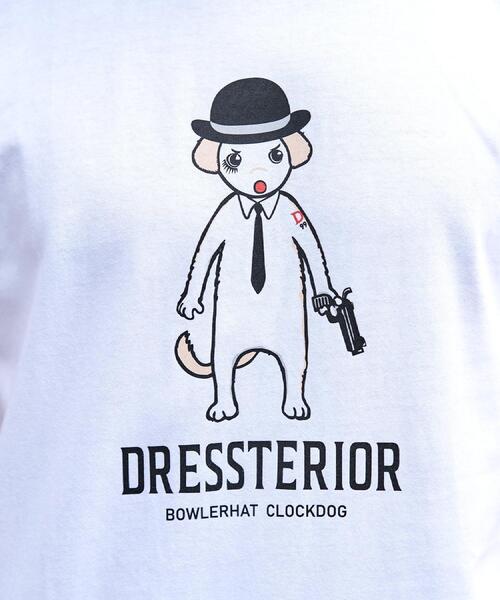 DRESSTERIOR（ドレステリア）の「◆【EC＆大阪ルクア店限定】ボーラーハットクロックドッグTシャツ（Tシャツ/カットソー・メンズ・ホワイト・92/91/90/94）」の9枚目の写真