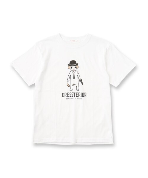 DRESSTERIOR（ドレステリア）の「◆【EC＆大阪ルクア店限定】ボーラーハットクロックドッグTシャツ（Tシャツ/カットソー・メンズ・ホワイト・92/91/90/94）」の10枚目の写真