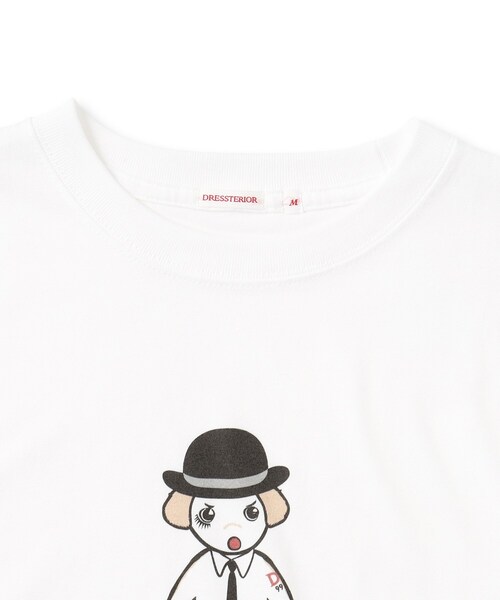 DRESSTERIOR（ドレステリア）の「◆【EC＆大阪ルクア店限定】ボーラーハットクロックドッグTシャツ（Tシャツ/カットソー・メンズ・ホワイト・92/91/90/94）」の12枚目の写真