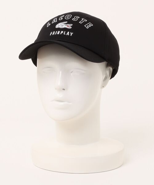 LACOSTE(ラコステ)の「【Ca】LACOSTE CAP(キャップ・レディース・オフホワイト/ブラック・FREE)」の2枚目の写真