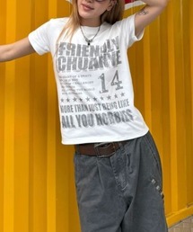 vintage logo print tee