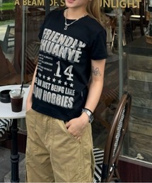 vintage logo print tee