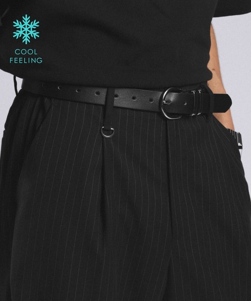 RAGEBLUE(レイジブルー)の「<接触冷感>COOL FEELING TR WIDE STRAIGHT SLACKS/TRワイドストレートスラックス(スラックス・メンズ・ブラック系その他/ブラック・MEDIUM/LARGE)」の2枚目の写真