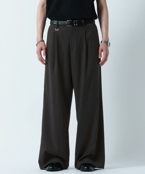 RAGEBLUE(レイジブルー)の「<接触冷感>COOL FEELING TR WIDE STRAIGHT SLACKS/TRワイドストレートスラックス(スラックス・メンズ・ブラック系その他/ブラック・MEDIUM/LARGE)」の3枚目の写真