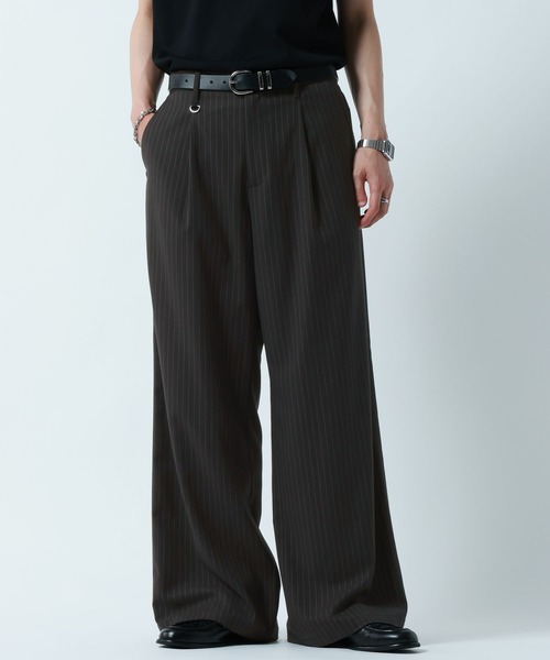 RAGEBLUE(レイジブルー)の「<接触冷感>COOL FEELING TR WIDE STRAIGHT SLACKS/TRワイドストレートスラックス(スラックス・メンズ・ブラック系その他/ブラック・MEDIUM/LARGE)」の4枚目の写真