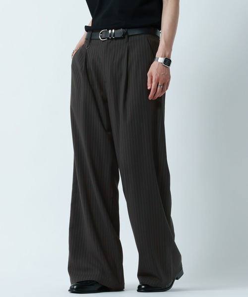 RAGEBLUE(レイジブルー)の「<接触冷感>COOL FEELING TR WIDE STRAIGHT SLACKS/TRワイドストレートスラックス(スラックス・メンズ・ブラック系その他/ブラック・MEDIUM/LARGE)」の5枚目の写真