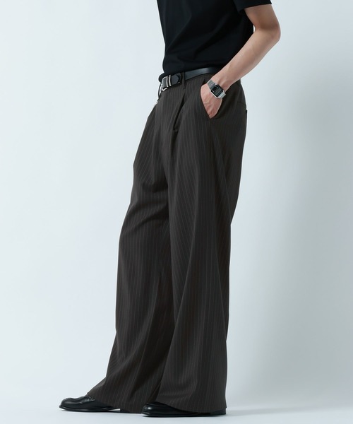 RAGEBLUE(レイジブルー)の「<接触冷感>COOL FEELING TR WIDE STRAIGHT SLACKS/TRワイドストレートスラックス(スラックス・メンズ・ブラック系その他/ブラック・MEDIUM/LARGE)」の6枚目の写真