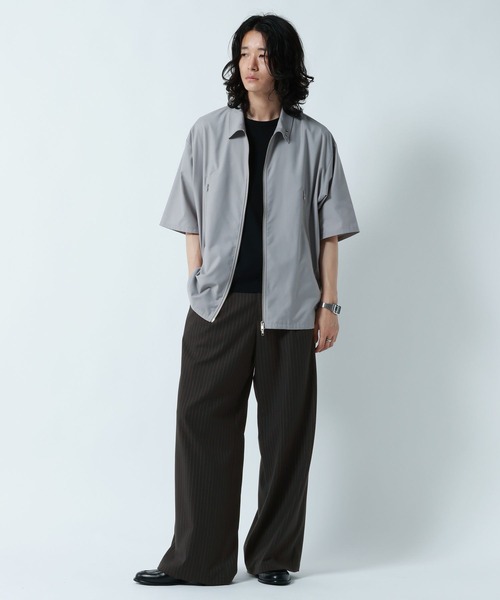 RAGEBLUE(レイジブルー)の「<接触冷感>COOL FEELING TR WIDE STRAIGHT SLACKS/TRワイドストレートスラックス(スラックス・メンズ・ブラック系その他/ブラック・MEDIUM/LARGE)」の8枚目の写真