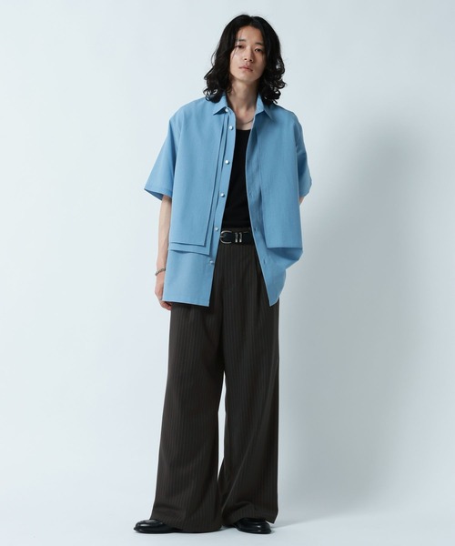 RAGEBLUE(レイジブルー)の「<接触冷感>COOL FEELING TR WIDE STRAIGHT SLACKS/TRワイドストレートスラックス(スラックス・メンズ・ブラック系その他/ブラック・MEDIUM/LARGE)」の10枚目の写真