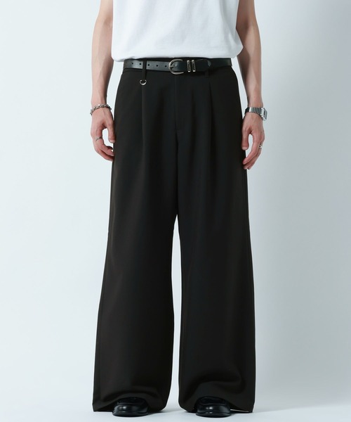 RAGEBLUE(レイジブルー)の「<接触冷感>COOL FEELING TR WIDE STRAIGHT SLACKS/TRワイドストレートスラックス(スラックス・メンズ・ブラック系その他/ブラック・MEDIUM/LARGE)」の12枚目の写真