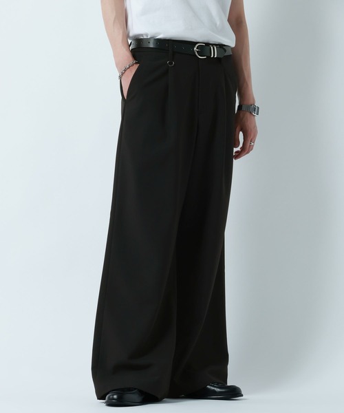 RAGEBLUE(レイジブルー)の「<接触冷感>COOL FEELING TR WIDE STRAIGHT SLACKS/TRワイドストレートスラックス(スラックス・メンズ・ブラック系その他/ブラック・MEDIUM/LARGE)」の13枚目の写真
