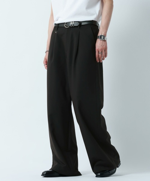 RAGEBLUE(レイジブルー)の「<接触冷感>COOL FEELING TR WIDE STRAIGHT SLACKS/TRワイドストレートスラックス(スラックス・メンズ・ブラック系その他/ブラック・MEDIUM/LARGE)」の14枚目の写真