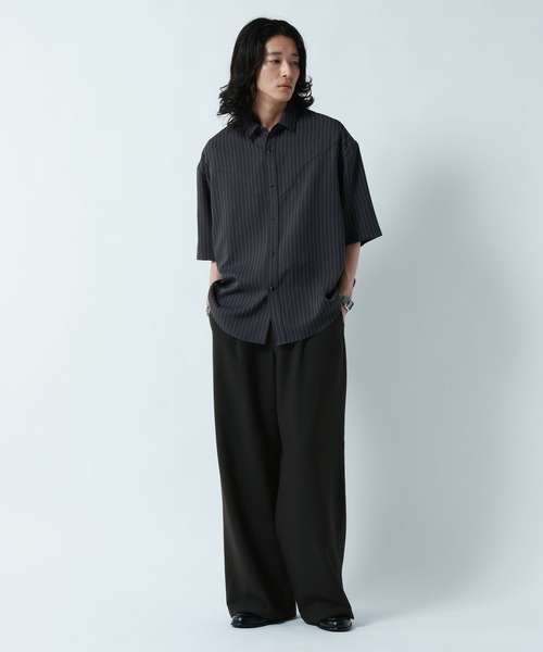 RAGEBLUE(レイジブルー)の「<接触冷感>COOL FEELING TR WIDE STRAIGHT SLACKS/TRワイドストレートスラックス(スラックス・メンズ・ブラック系その他/ブラック・MEDIUM/LARGE)」の17枚目の写真