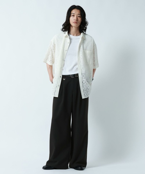 RAGEBLUE(レイジブルー)の「<接触冷感>COOL FEELING TR WIDE STRAIGHT SLACKS/TRワイドストレートスラックス(スラックス・メンズ・ブラック系その他/ブラック・MEDIUM/LARGE)」の19枚目の写真