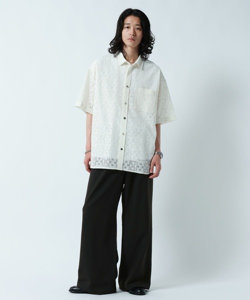 RAGEBLUE(レイジブルー)の「<接触冷感>COOL FEELING TR WIDE STRAIGHT SLACKS/TRワイドストレートスラックス(スラックス・メンズ・ブラック系その他/ブラック・MEDIUM/LARGE)」の20枚目の写真