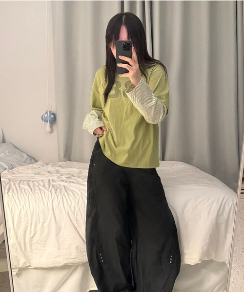 FERNOV(ペルノブ)の「88レイヤードロングスリーブグリーン(Tシャツ/カットソー・レディース・その他・2/1)」の11枚目の写真