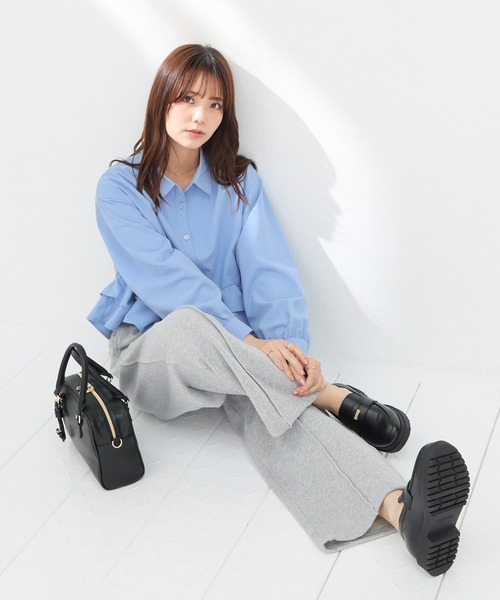 Honeys(ハニーズ)の「スウェットパンツ(スウェットパンツ・レディース・ブラウン/杢グレー/スミクロ・S/M/LL/L/SS)」の10枚目の写真