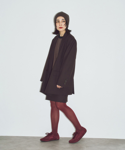 CITYSHOP（シティーショップ）の「DOUBLE OVER ジャケット（その他アウター・レディース・ブラック/ブラウン・38/36）」の12枚目の写真